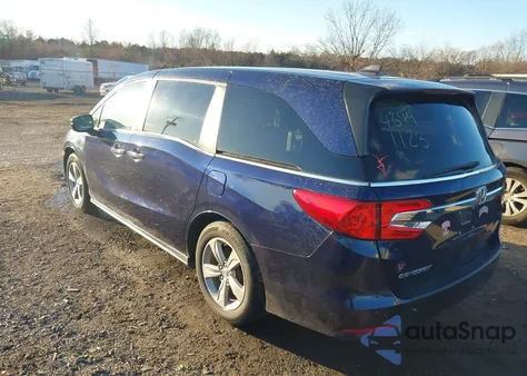 2019 Honda Odyssey Ex-L z USA, uszkodzony, nr VIN 5FNRL6H78KB032444